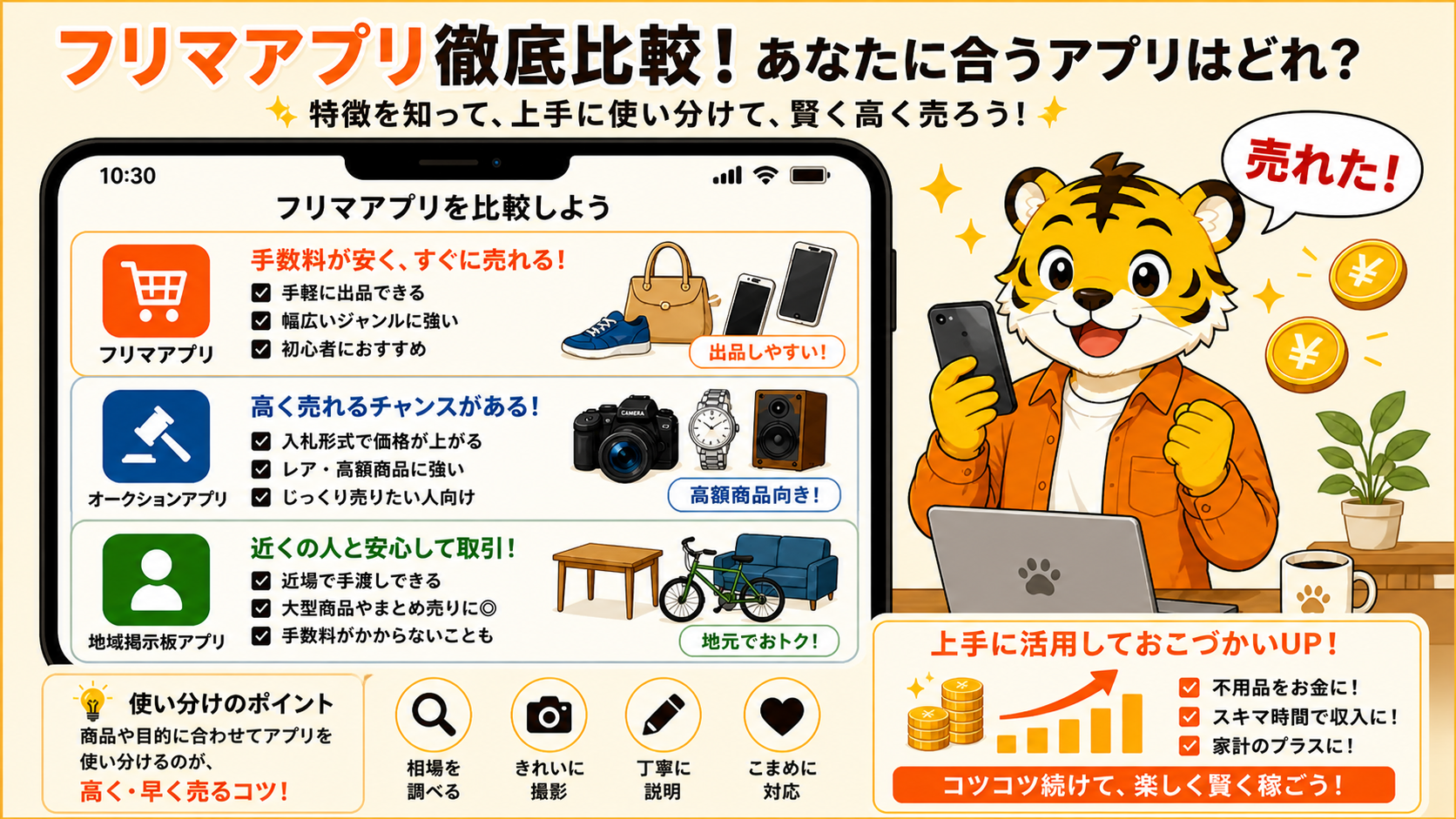 中古せどりの販売先にメルカリ+Yahoo系C2Cを選んだ話【月5万円の販路設計】