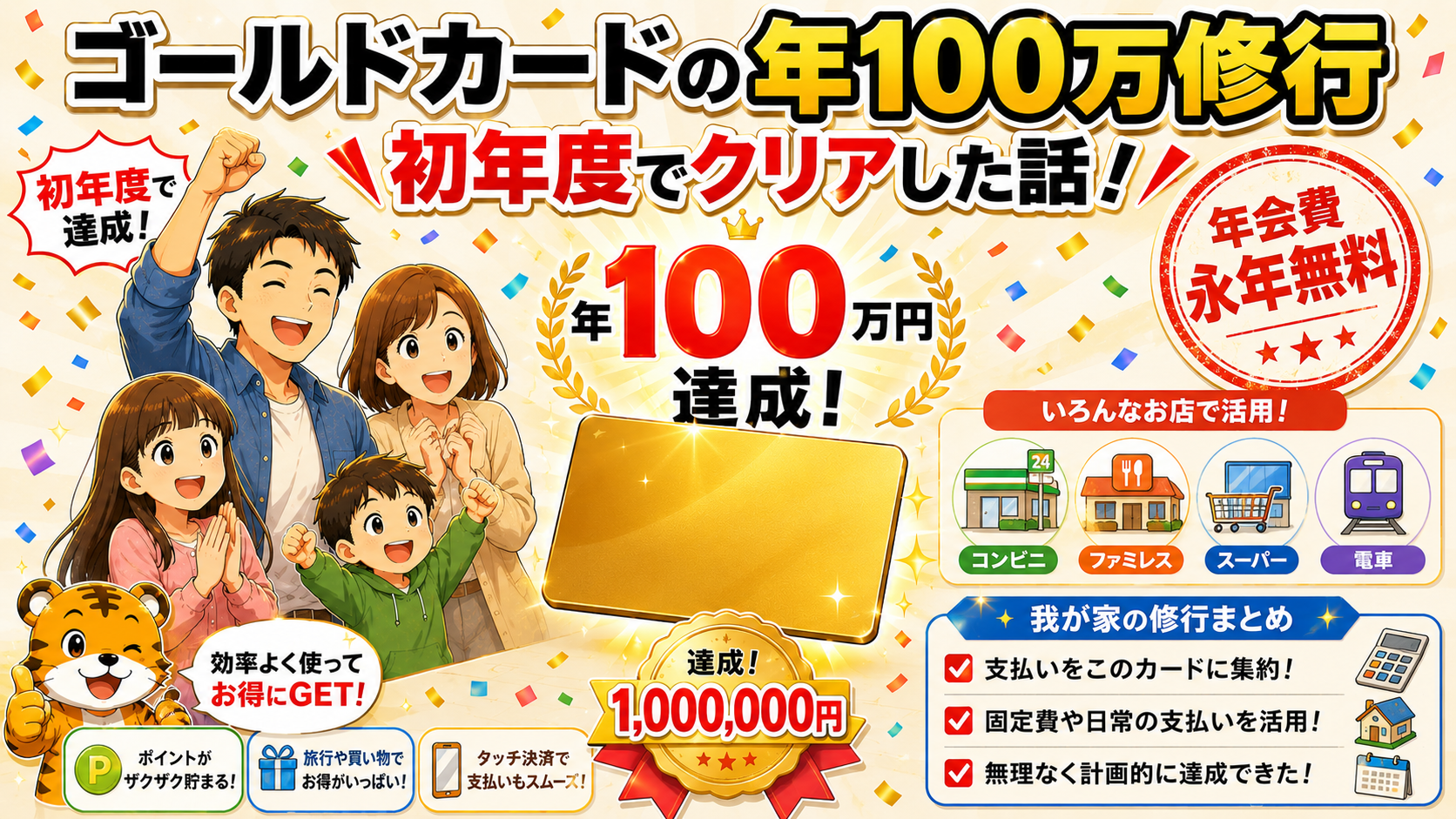 三井住友ゴールドNLの年100万修行を初年度でクリアした話【家購入タイミングが鍵だった】